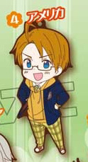 Hetalia The World Twinkle Rubber Strap Collection America My
