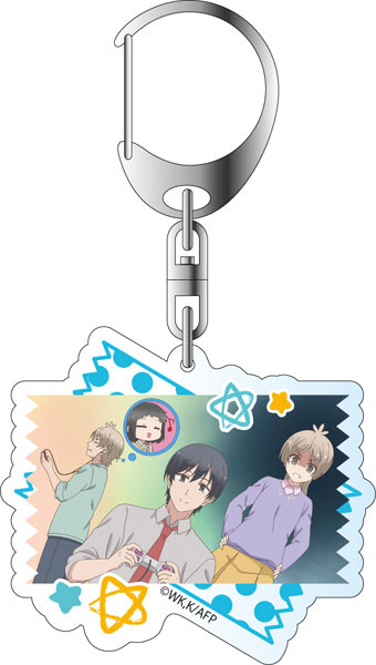 Akkun to Kanojo Acrylic Keychain: Matsuo Masago & Kagari Chiho