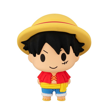 Peluche One Piece Potekoro Mascot - Taille M - Monkey D. Luffy