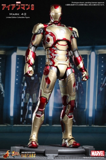 main photo of Movie Masterpiece Diecast Iron Man Mark 42