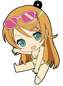 main photo of Oreimo Petanko Trading Rubber Strap Vol.1: Kousaka Kirino Swimsuit ver.