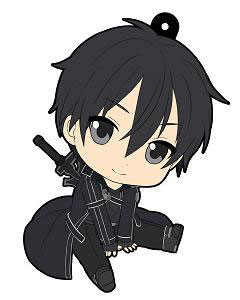 main photo of Petanko SAO Trading Rubber Strap Aincrad Arc: Kirito (Kirigaya Kazuto)