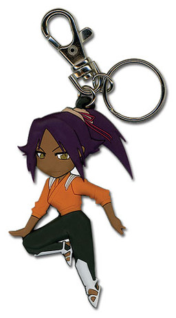 main photo of Bleach SD Keychain: Shihouin Yoruichi