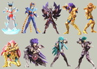 photo of Tamashii Super Model Saint Seiya Part II: Gemini Saga