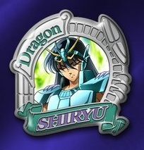 main photo of ZEPPIN Series Saint Seiya Pins Collection: Dragon Shiryu