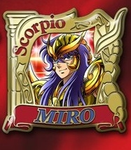 main photo of ZEPPIN Series Saint Seiya Pins Collection: Scorpio Miro