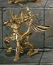 main photo of Saint Cloth Myth APPENDIX Gold Cloth Object Set: Sagittarius Cloth Object
