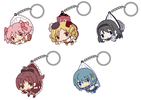 photo of Gekijouban Mahou Shoujo Madoka★Magica Tsumamare Pinched Key Ring: Sakura Kyoko