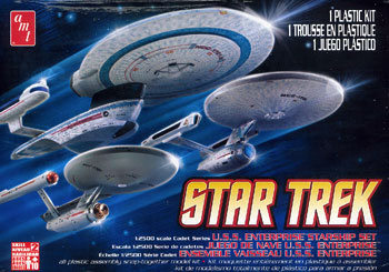 main photo of AMT Star Trek: Enterprise 3 Variety Set