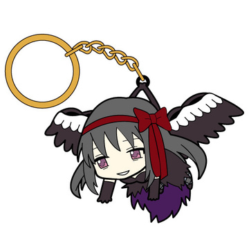 main photo of Gekijouban Mahou Shoujo Madoka★Magica Tsumamare Pinched Key Ring: Akemi Homura Devil Ver.