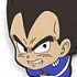 Dragon Ball Z Kai Tsumamare Pinched Key Ring: Vegeta