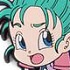 Dragon Ball Z Kai Tsumamare Pinched Key Ring: Bulma