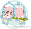 photo of Super Sonico W Rubber Mascot Chiratto: Sonico White Nurse ver.