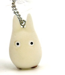 main photo of Totoro Flocked Key Chain: Small Totoro