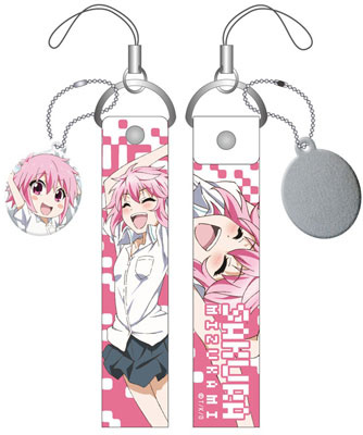 main photo of D-Frag! Wide Smartphone Strap w/Cleaner: Sakura Mizukami