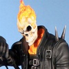 photo of Ghost Rider on Motorcycle Statue