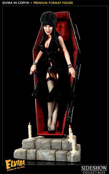 main photo of Premium Format Figure Elvira in Coffin 