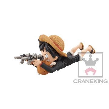 main photo of One Piece World Collectable Figure Mini Merry Attack: Monkey D. Luffy