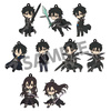 photo of Pic-Lil! Sword Art Online II Trading Rubber Strap Kirito Collection: Kirito black swordsman ver.