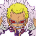 One Piece Tsumamare Pinched Keychain: Donquixote Doflamingo