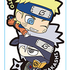 Naruto Rubber Mascot de Two-Man Team dattebayo!: Naruto & Kakashi