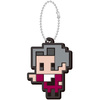 photo of Ace Attorney Dot Character Rubber Mascot Collection: Mitsurugi Reiji