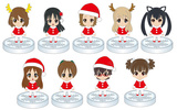 photo of K-ON! MOVIE ITO EN Santa Figure: Suzuki Jun