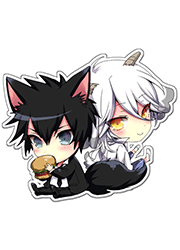 main photo of Kougami Shinya & Makishima Shogo Acrylic Charm