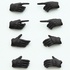 Little Armory (OP03) figma Tactical Glove Stealth Black
