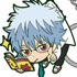 Gintama Pinched Keychain: Ginpachi-sensei Class 3-Z Ver.