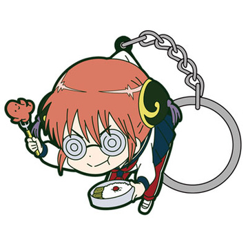 main photo of Gintama Pinched Keychain: Kagura Class 3-Z Ver.