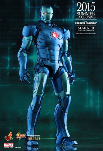 main photo of Movie Masterpiece Diecast Iron Man Mark III Stealth Mode Ver.