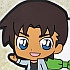 Lucky Kuji ~Detective Conan VS Phantom Thief Kid~: Hattori Heiji Rubber Strap