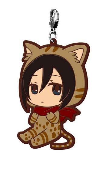 main photo of Ichiban Kuji Shingeki no Kyojin ~Shingeki! Kyojin Chuugakkou Bunka Matsuri no Maki~: Mikasa Mori no Doubutsu Ver. Rubber Mascot