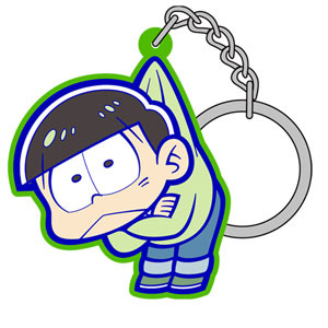 main photo of Osomatsu-san Pinched Keychain: Choromatsu