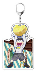 main photo of Osomatsu-san x Shibuya Parco Acrylic Keychain: Juushimatsu