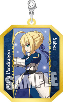 main photo of Fate/Grand Order Trading Zipper Mascot: Saber/Altria Pendragon