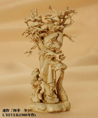 main photo of Alphonse Mucha Figure Museum Vol.2: L'HIVER (ivory)