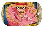 main photo of One Piece Chara Metal Tag W: Luffy and Momonosuke