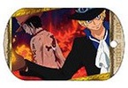 photo of One Piece Chara Metal Tag W: Sabo and Ace 