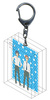 photo of Tanaka-kun wa Itsumo Kedaruge Clear Cube Keychain Cuboid: Boys Ver.