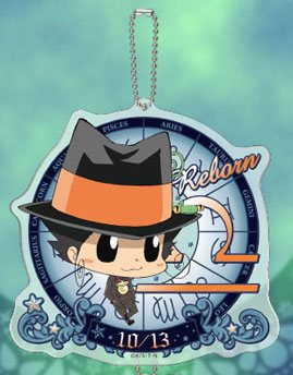 main photo of Katekyo Hitman REBORN! Acrylic Keychain costellazione B: Reborn & Leon