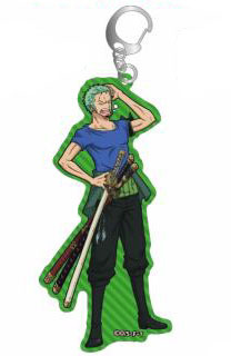 main photo of One Piece Zou Arc Acrylic Keychain: Roronoa Zoro