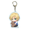 photo of Yuri!!! on Ice Gyugyutto Acrylic Keychain: Yuri Plisetsky & Makkachin