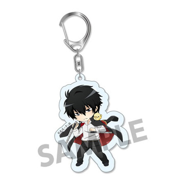 main photo of Katekyo Hitman REBORN! Pic-Lil Trading Acrylic Keychain: Hibari Kyoya & Hibird