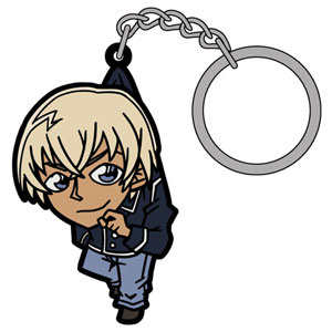 main photo of Detective Conan Tsumamare Rubber Keychain: Amuro Tooru