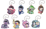 photo of Pita! Deforme  Osomatsu-san Merry Christmatsu Acrylic Keychain: Jyushimatsu no Kanojo