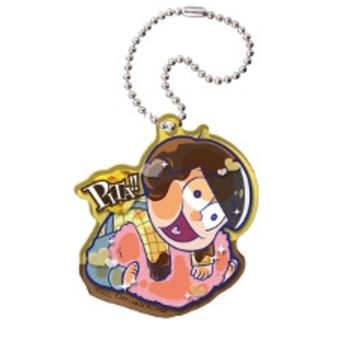 main photo of Pita! Deforme Osomatsu-san  Heart Gift Acrylic Keychain: Juushimatsu