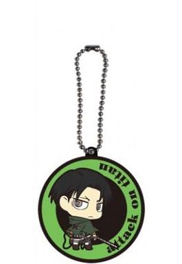 main photo of Shingeki no Kyojin Rubber Keychain: Levi