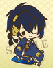 photo of -es Series nino- Rubber Strap Collection Touken Ranbu Online Kutsurogi ver.: Mikazuki Munechika